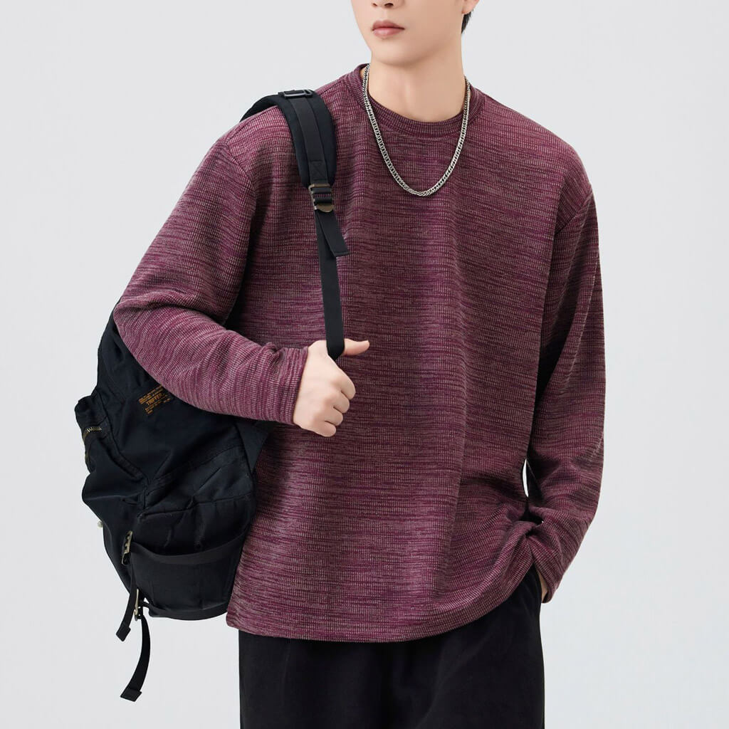 Kasane Knit Long-Sleeve T-Shirt
