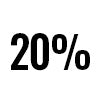 GET 20% OFF