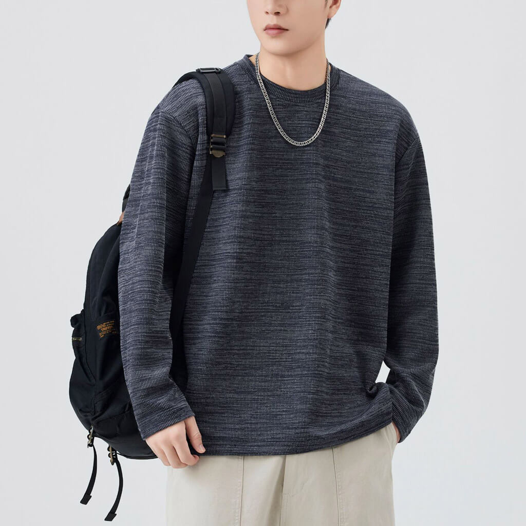Kasane Knit Long-Sleeve T-Shirt
