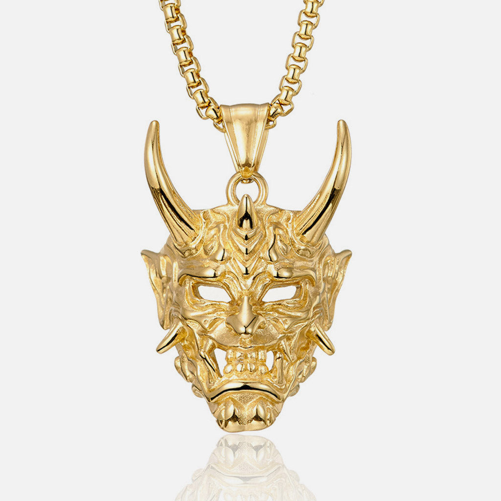 Oni Mask Necklace