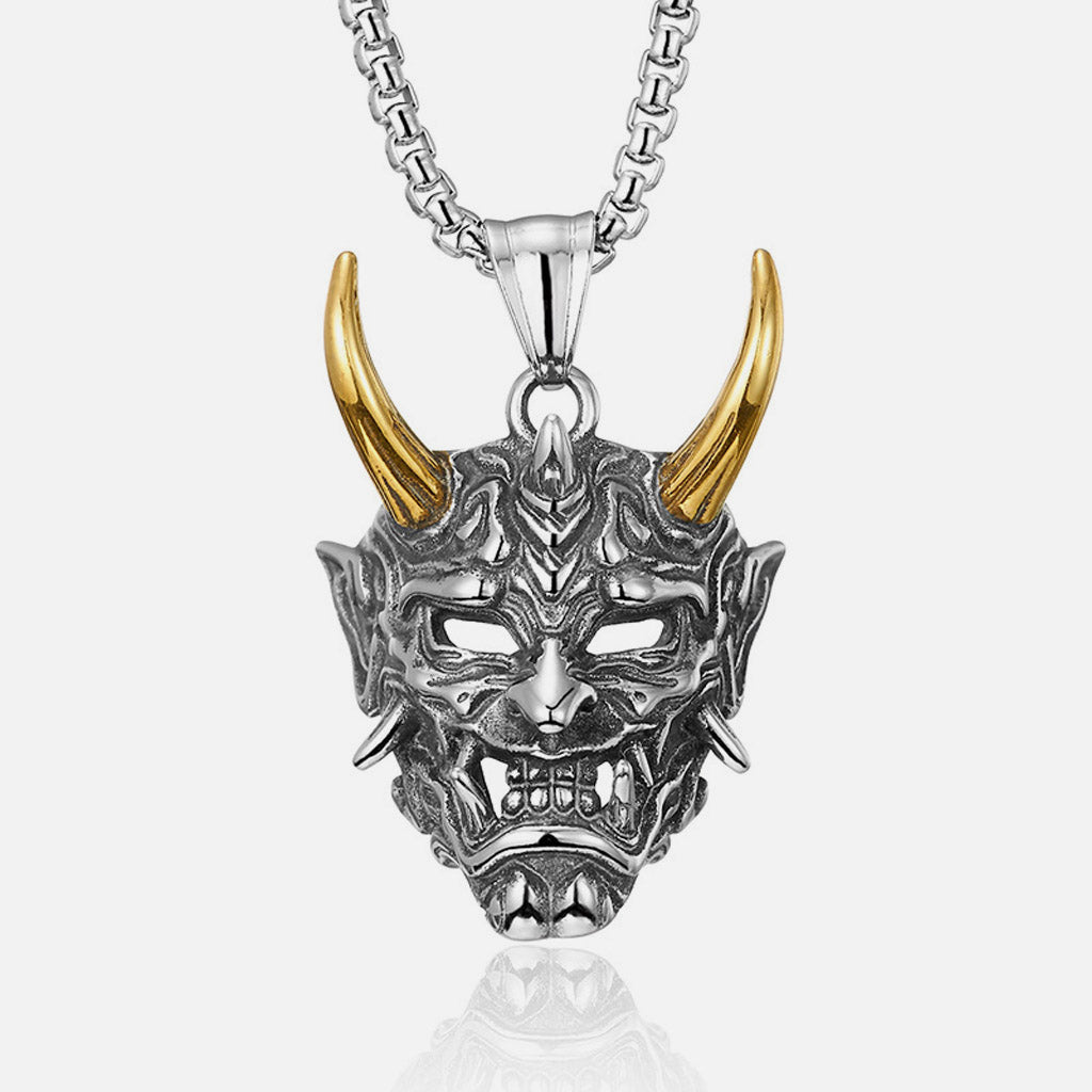 Oni Mask Necklace