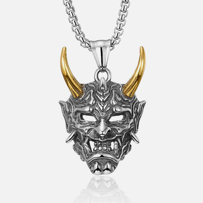 Oni Mask Necklace