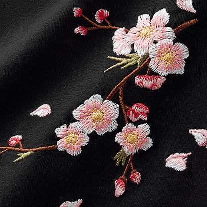 Sakura Embroidered T-Shirt