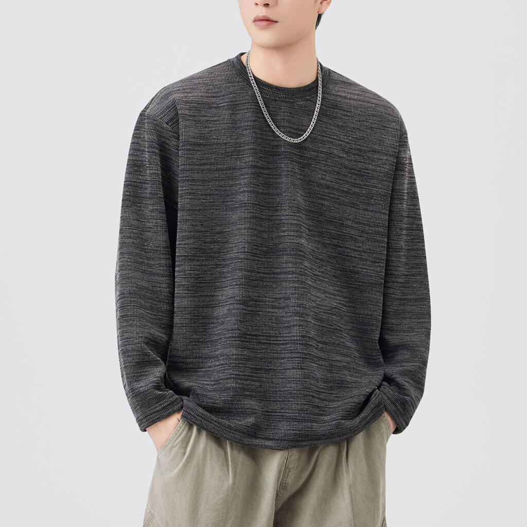Kasane Knit Long-Sleeve T-Shirt