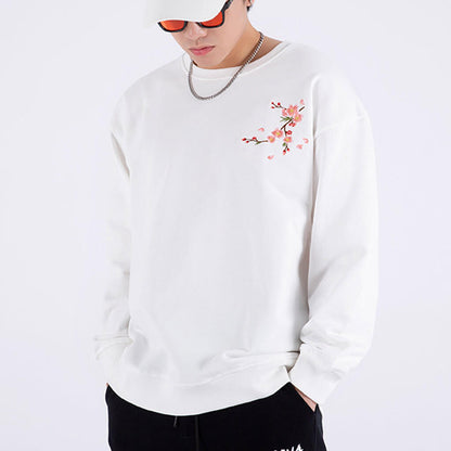Sakura Embroidered Sweatshirt