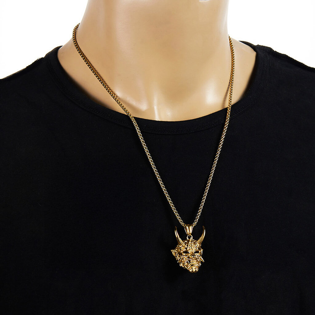 Oni Mask Necklace