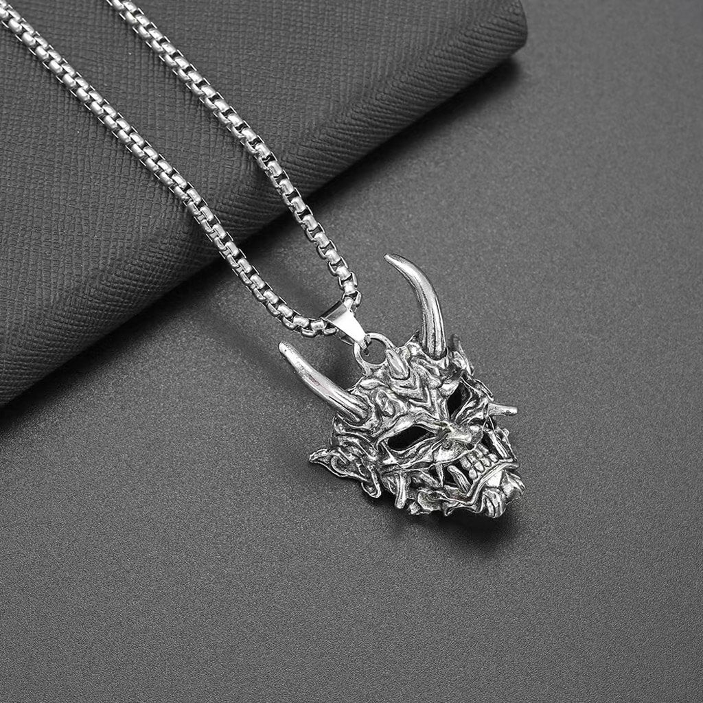 Oni Mask Necklace