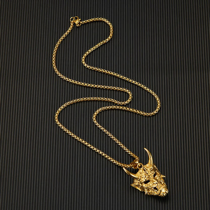 Oni Mask Necklace