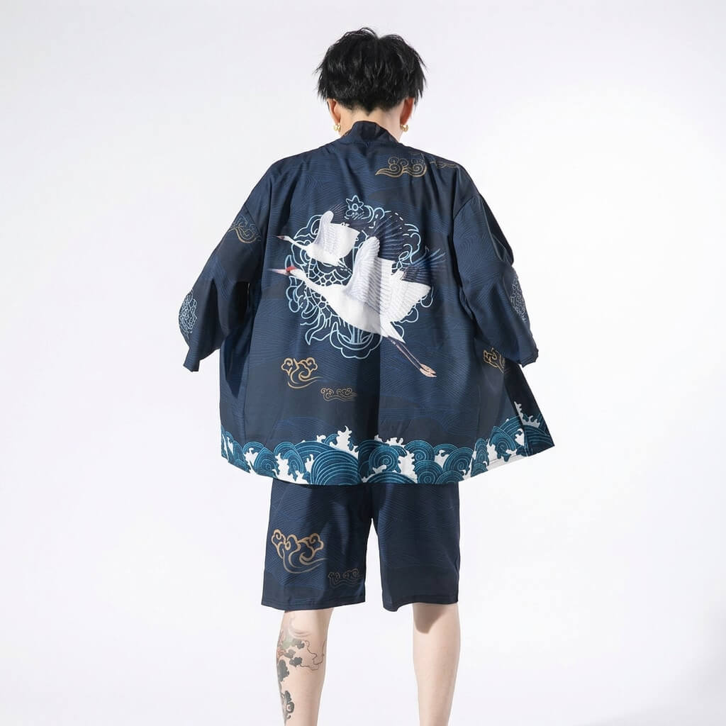 Tsuru Haori Set
