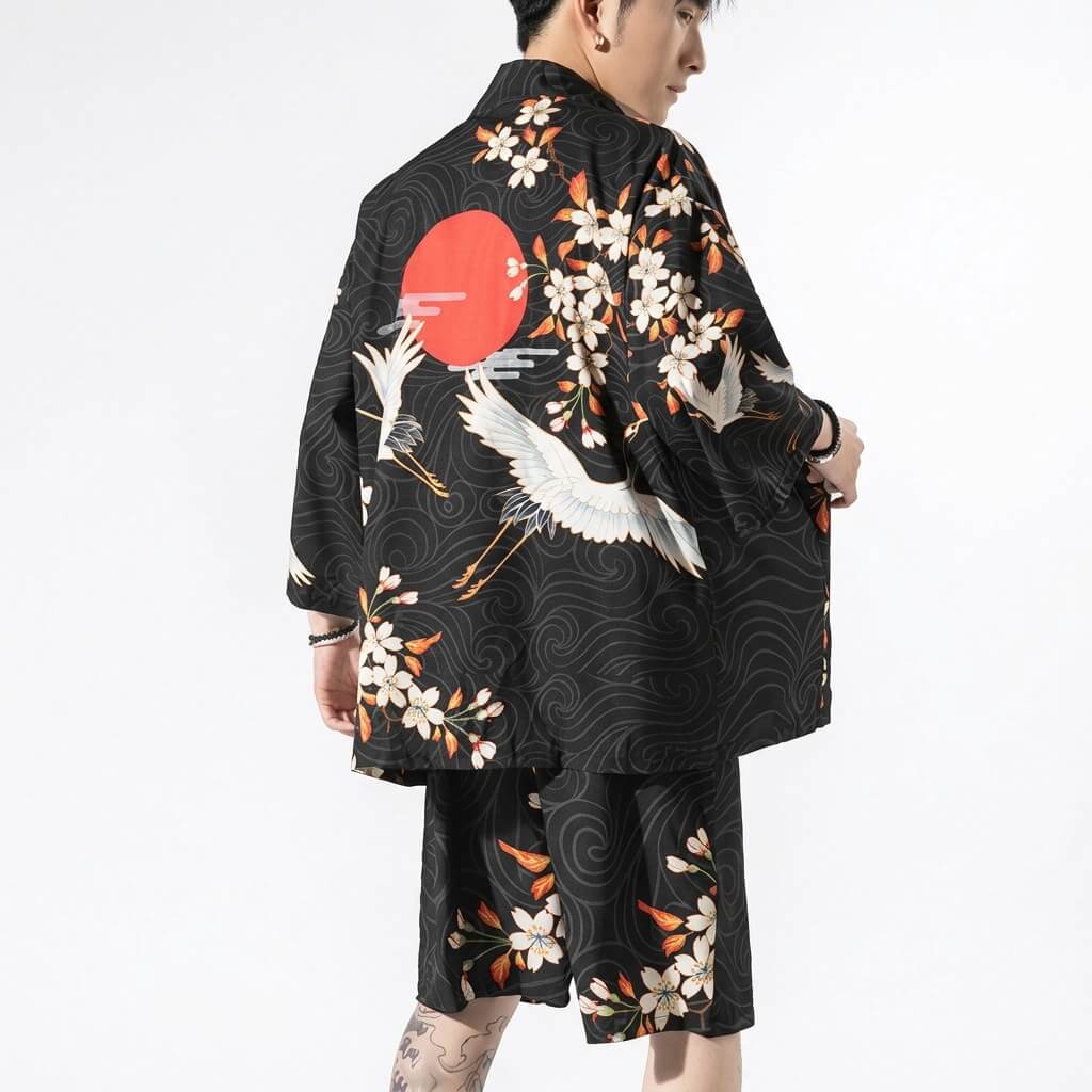Tsuru Haori Set